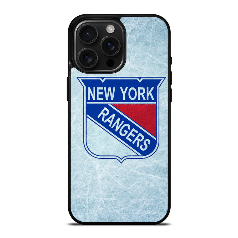 NEW YORK RANGERS NHL ICE LOGO iPhone 16 Pro Max Case Cover