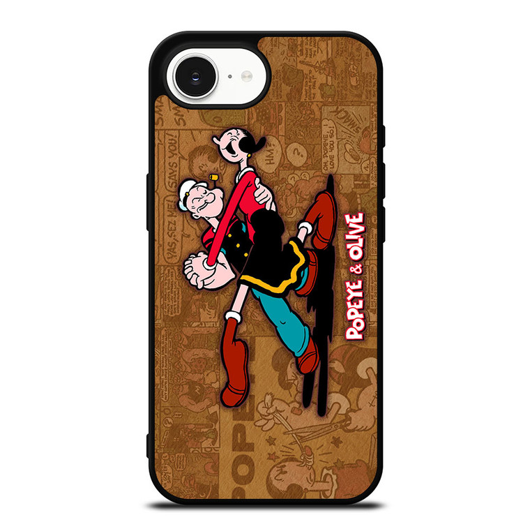 POPEYE AND OLIVE DANCE iPhone 16e Case Cover POPEYE AND OLIVE DANCE iPhone 16e Case Cover