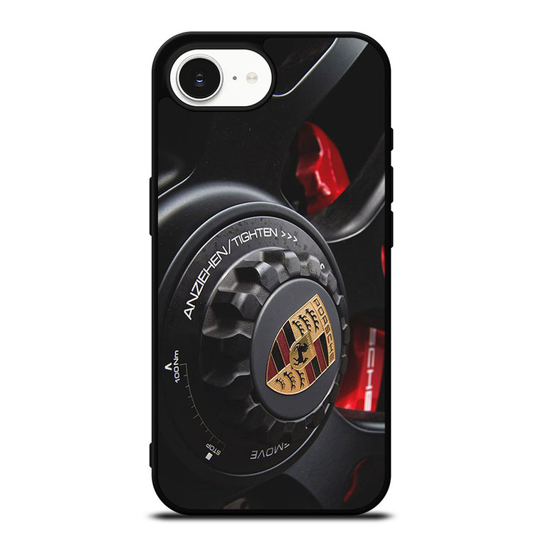 PORSCHE WHEEL LOGO ICON iPhone 16e Case Cover PORSCHE WHEEL LOGO ICON iPhone 16e Case Cover