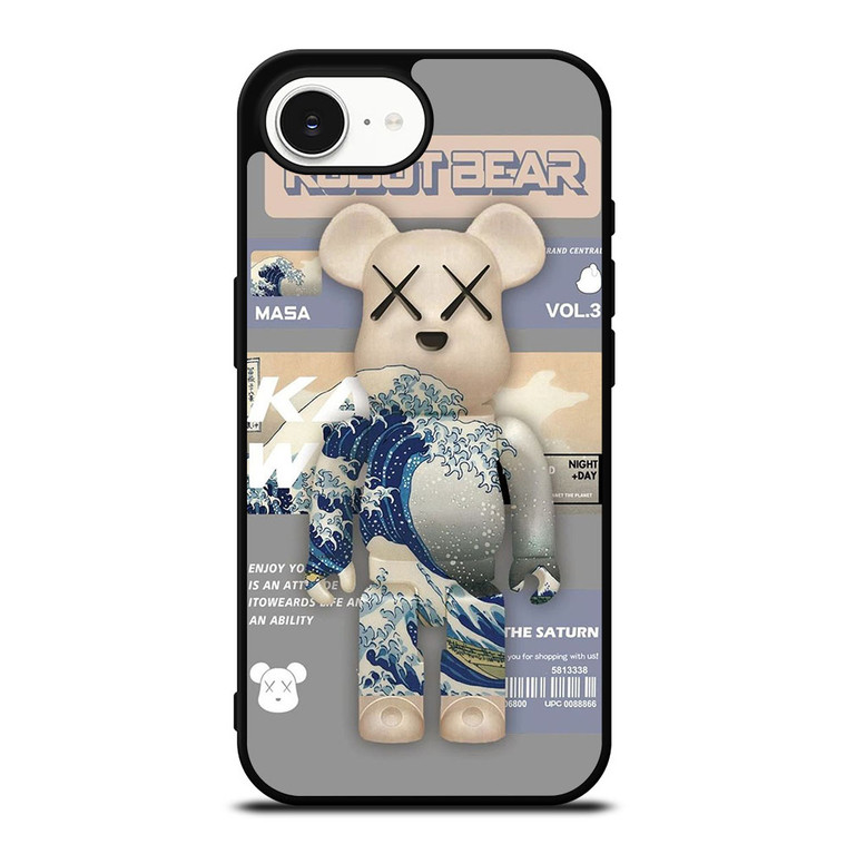 ROBOT BEAR MASA KAWS VOL 3 iPhone 16e Case Cover ROBOT BEAR MASA KAWS VOL 3 iPhone 16e Case Cover