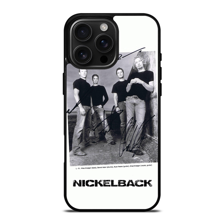 NICKELBACK Signature iPhone 16 Pro Max Case Cover