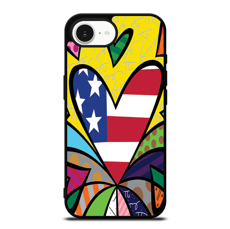 ROMERO BRITTO LOVE NEW 2 iPhone 16e Case Cover ROMERO BRITTO LOVE NEW 2 iPhone 16e Case Cover