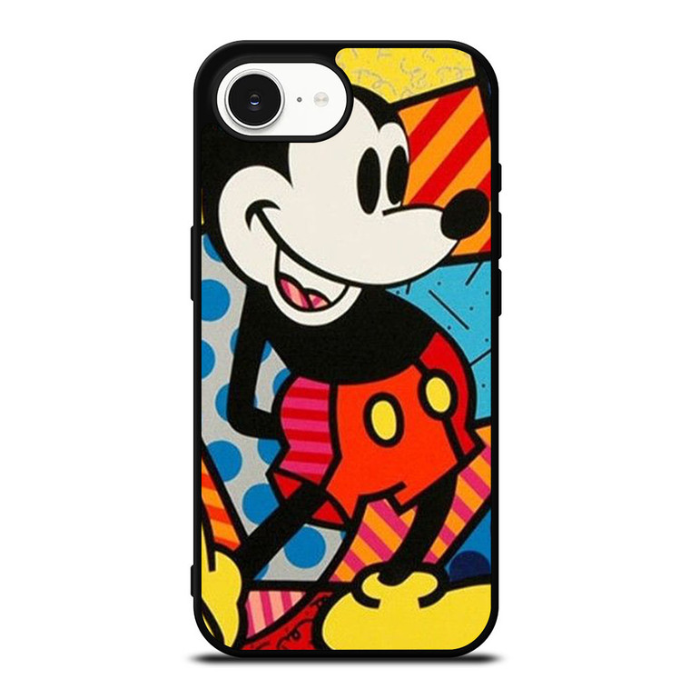 ROMERO BRITTO MICKEY MOUSE iPhone 16e Case Cover ROMERO BRITTO MICKEY MOUSE iPhone 16e Case Cover