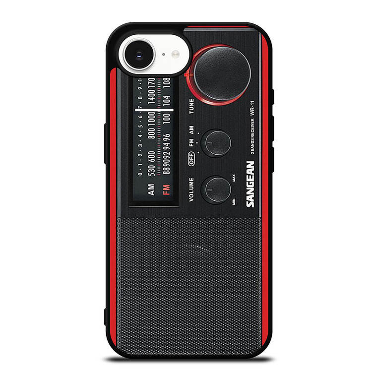SANGEAN RED RADIO iPhone 16e Case Cover SANGEAN RED RADIO iPhone 16e Case Cover