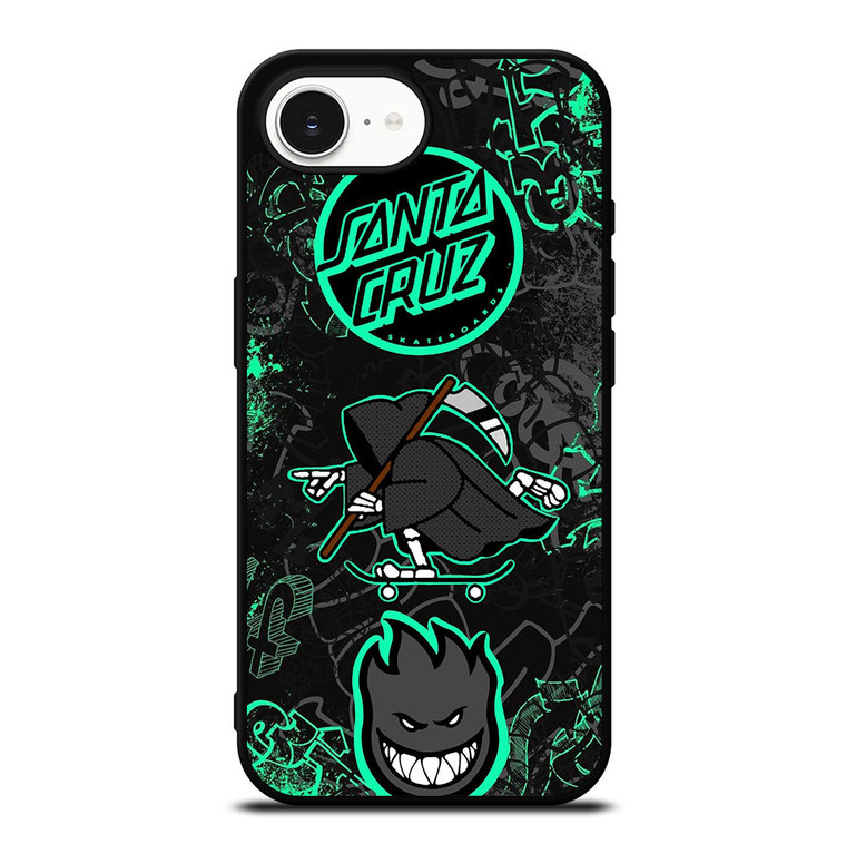SANTA CRUZ SKATEBOARD GRIM REAPER iPhone 16e Case Cover SANTA CRUZ SKATEBOARD GRIM REAPER iPhone 16e Case Cover