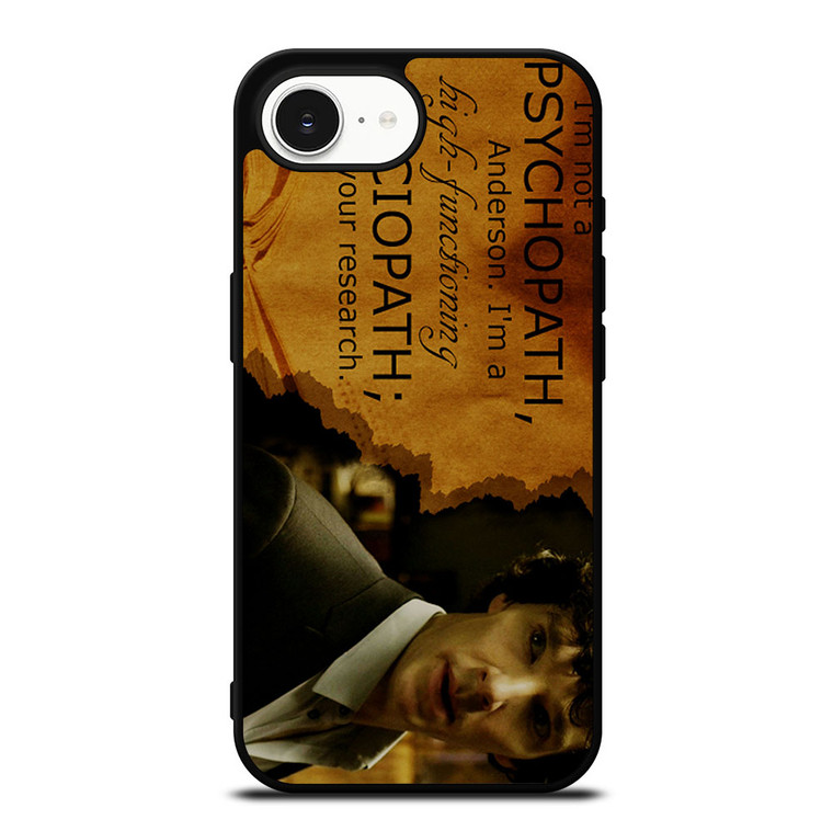SHERLOCK HOLMES PSYCHOPATH iPhone 16e Case Cover SHERLOCK HOLMES PSYCHOPATH iPhone 16e Case Cover