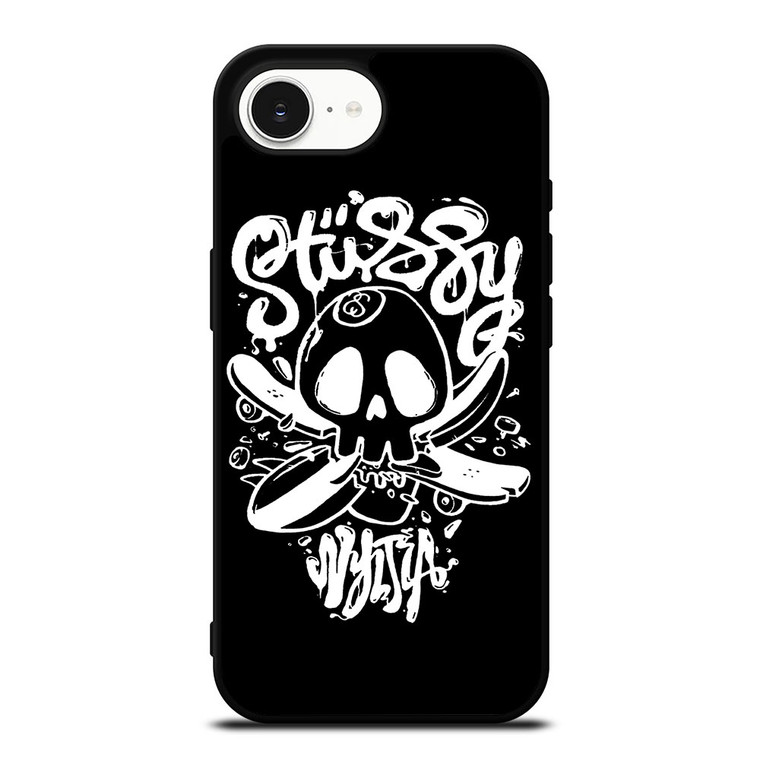 STUSSY SKULL LOGO iPhone 16e Case Cover STUSSY SKULL LOGO iPhone 16e Case Cover