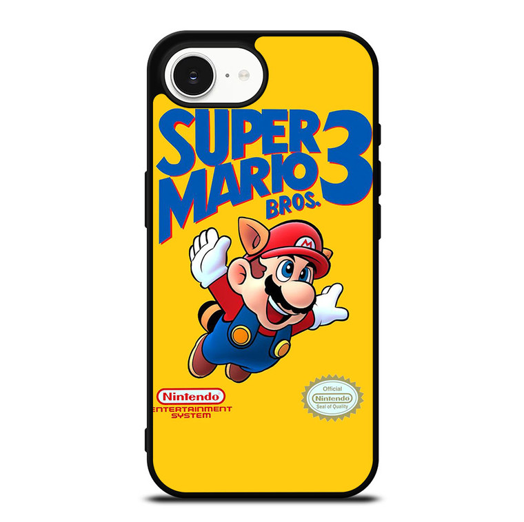 SUPER MARIO BROS 3 NES COVER RETRO iPhone 16e Case Cover SUPER MARIO BROS 3 NES COVER RETRO iPhone 16e Case Cover
