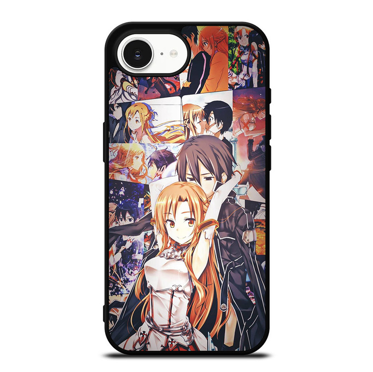 SWORD ART ONLINE KIRITO AND ASUNA iPhone 16e Case Cover SWORD ART ONLINE KIRITO AND ASUNA iPhone 16e Case Cover