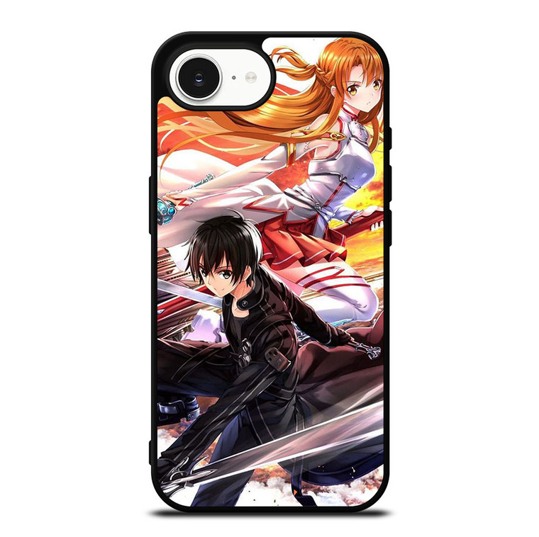 SWORD ART ONLINE SAO KIRITO AND ASUNA iPhone 16e Case Cover SWORD ART ONLINE SAO KIRITO AND ASUNA iPhone 16e Case Cover