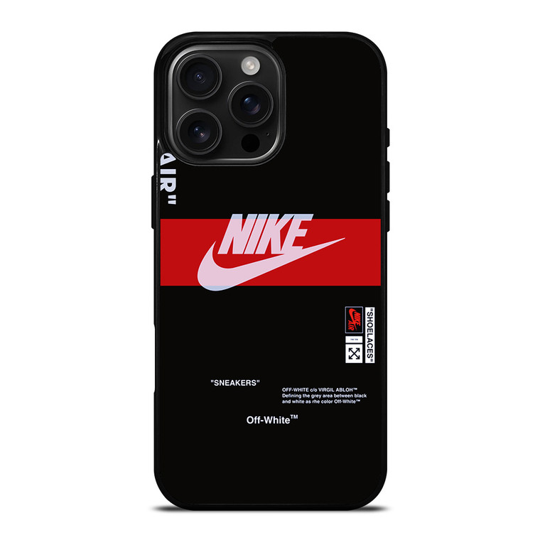 NIKE SHOES OFF WHITE iPhone 16 Pro Max Case Cover