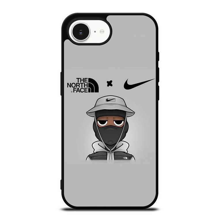 THE NORTH FACE X NIKE LOGO iPhone 16e Case Cover THE NORTH FACE X NIKE LOGO iPhone 16e Case Cover