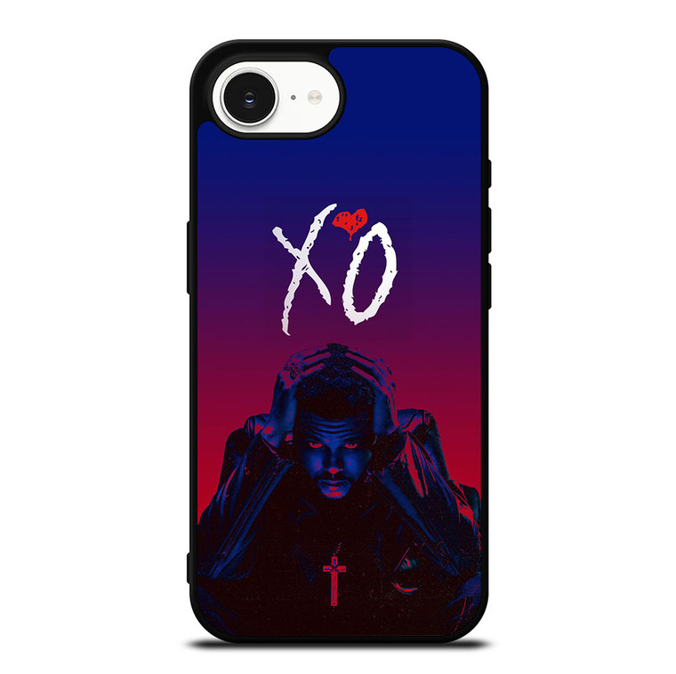 THE WEEKND XO LOGO RED BLUE iPhone 16e Case Cover THE WEEKND XO LOGO RED BLUE iPhone 16e Case Cover