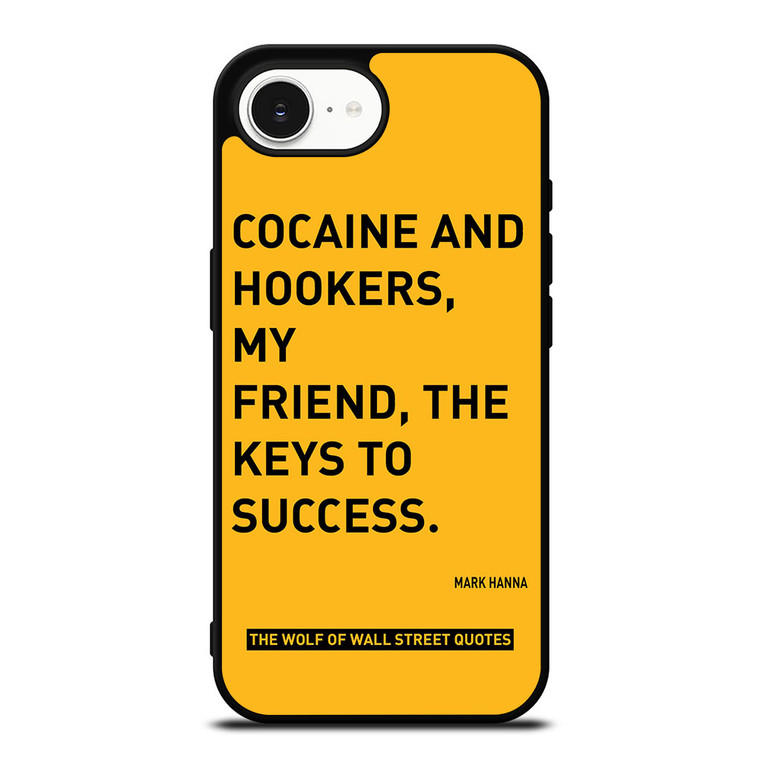 THE WOLF OF WALL STREET QUOTES iPhone 16e Case Cover THE WOLF OF WALL STREET QUOTES iPhone 16e Case Cover