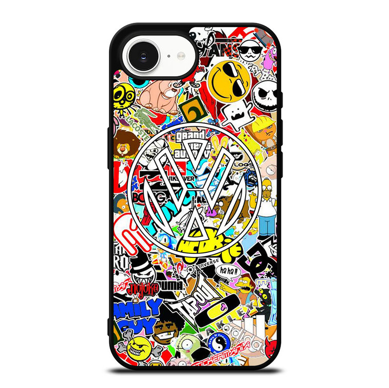 VW STICKER BOMB iPhone 16e Case Cover