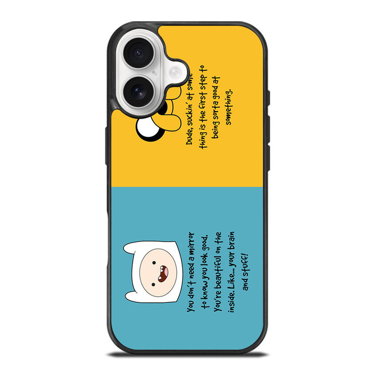 ADVENTURE TIME QUOTE iPhone 17 Case Cover