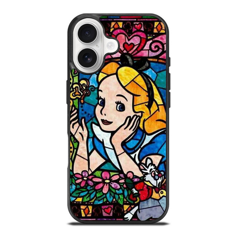 ALICE IN WONDERLAND GLASS DISNEY iPhone 17 Case Cover