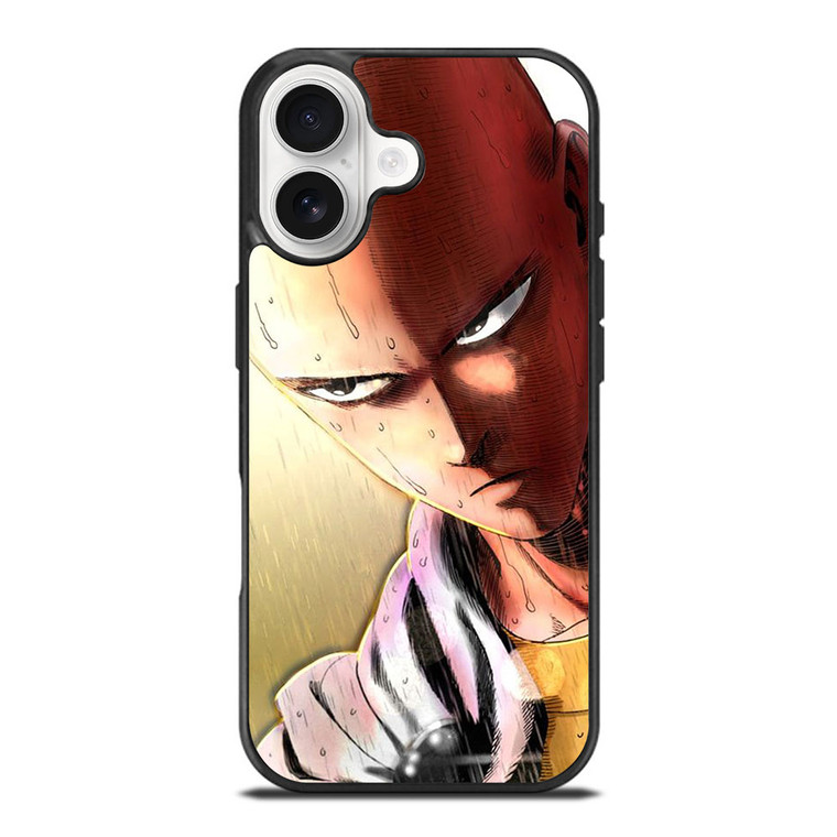 ANIME ONE PUNCH MAN SAITAMA FURIOUS iPhone 17 Case Cover