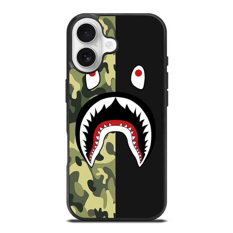 BAPE CAMO SHARK iPhone 17 Case Cover