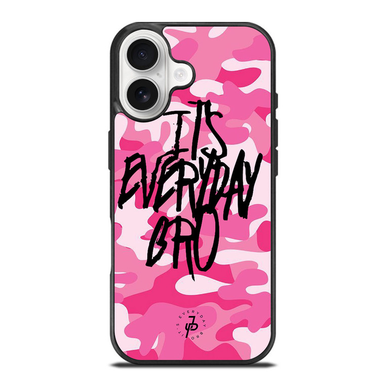 CAMO PINK JAKE PAUL EVERYDAY BRO iPhone 17 Case Cover CAMO PINK JAKE PAUL EVERYDAY BRO iPhone 17 Case Cover