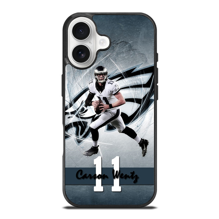 CARSON WENTZ 11 PHILADELPHIA EAGLES iPhone 17 Case Cover CARSON WENTZ 11 PHILADELPHIA EAGLES iPhone 17 Case Cover