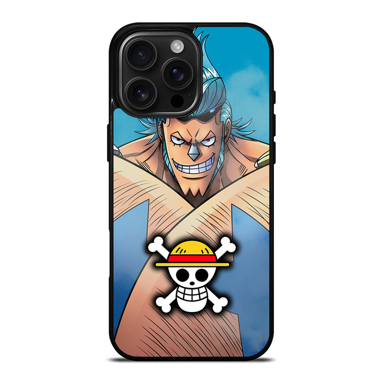 ONE PIECE LOGO CARTOON FRANKY iPhone 16 Pro Max Case Cover