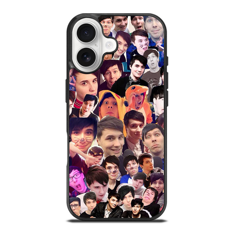 DAN AND PHIL COLLAGE iPhone 17 Case Cover