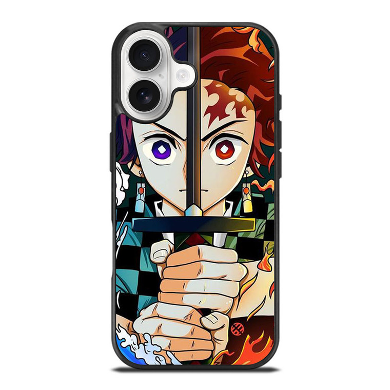 DEMON SLAYER KIMETSU NO YAIBA TANJIRO KAMADO FIRE WATER iPhone 17 Case Cover