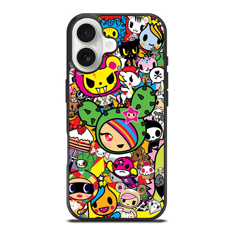 DONUTELLA UNICORNO TOKIDOKI COLLAGE iPhone 17 Case Cover DONUTELLA UNICORNO TOKIDOKI COLLAGE iPhone 17 Case Cover
