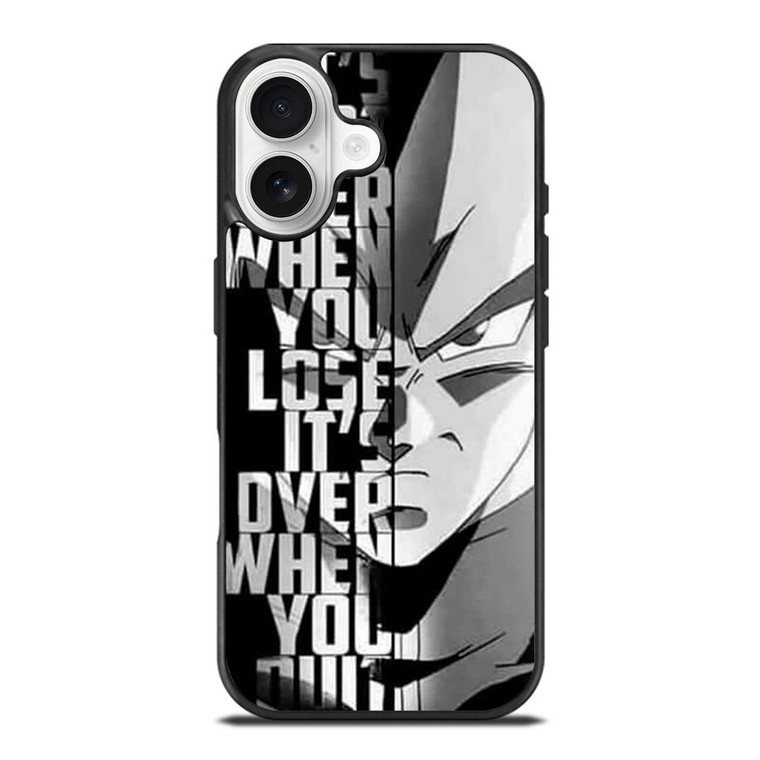 DRAGON BALL VEGETA QUOTE iPhone 17 Case Cover DRAGON BALL VEGETA QUOTE iPhone 17 Case Cover