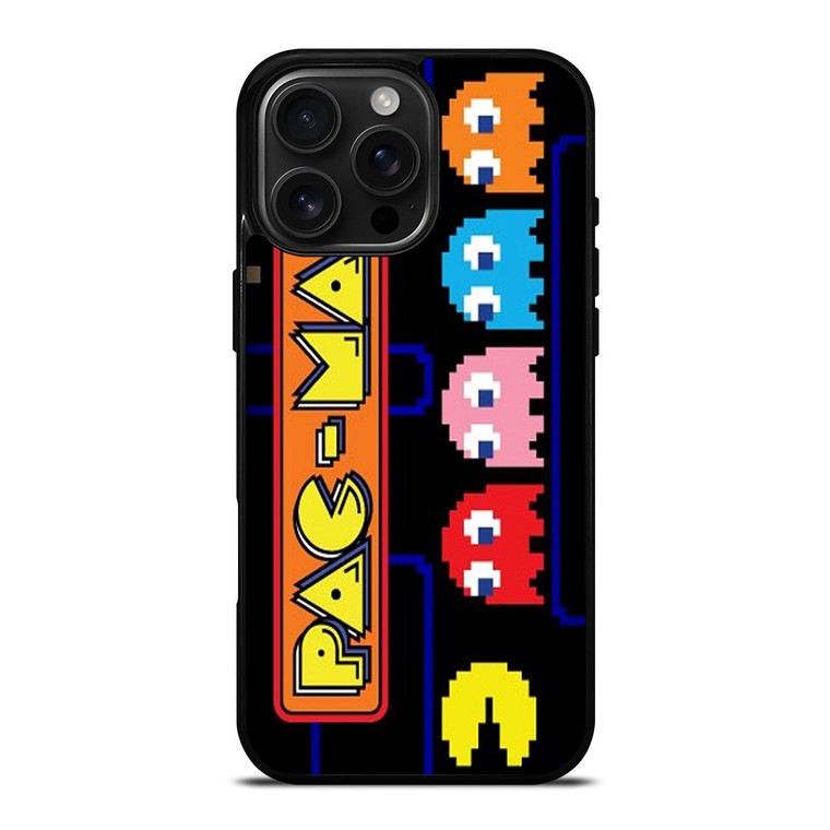 PAC MAN GAME RETRO iPhone 16 Pro Max Case Cover
