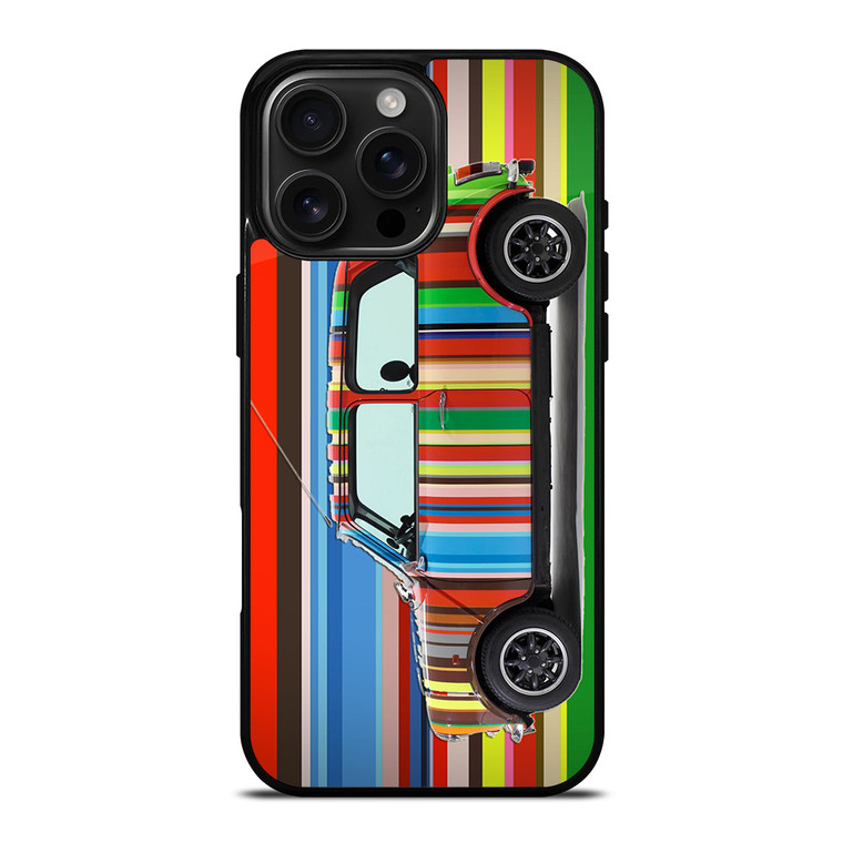 PAUL SMITH MINI COOPER STRIPE iPhone 16 Pro Max Case Cover