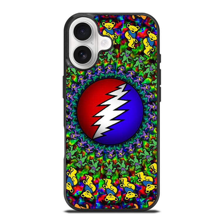 GRATEFUL DEAD DANCING BEARS LOGO iPhone 17 Case Cover GRATEFUL DEAD DANCING BEARS LOGO iPhone 17 Case Cover