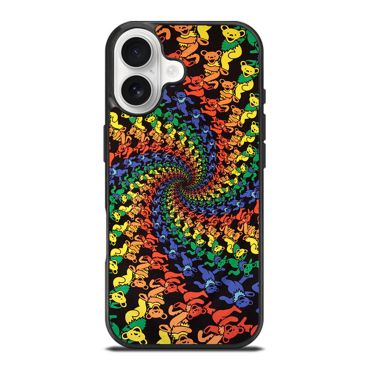 GRATEFUL DEAD DANCING BEARS iPhone 17 Case Cover GRATEFUL DEAD DANCING BEARS iPhone 17 Case Cover