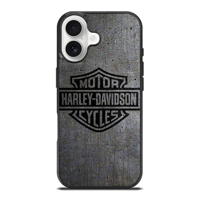 HARLEY DAVIDSON MOTORCYCLES COMPANY LOGO METAL iPhone 17 Case Cover