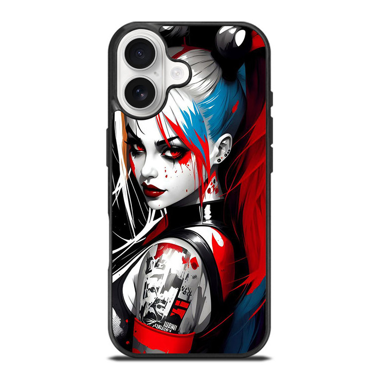 HARLEY QUINN DC ART iPhone 17 Case Cover