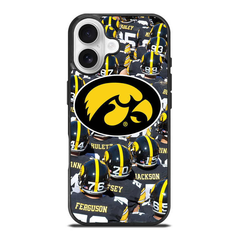 IOWA HAWKEYES FOOTBALL iPhone 17 Case Cover IOWA HAWKEYES FOOTBALL iPhone 17 Case Cover