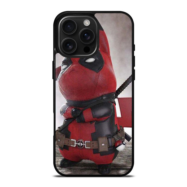 PIKACHU POKEMON DEADPOOL iPhone 16 Pro Max Case Cover