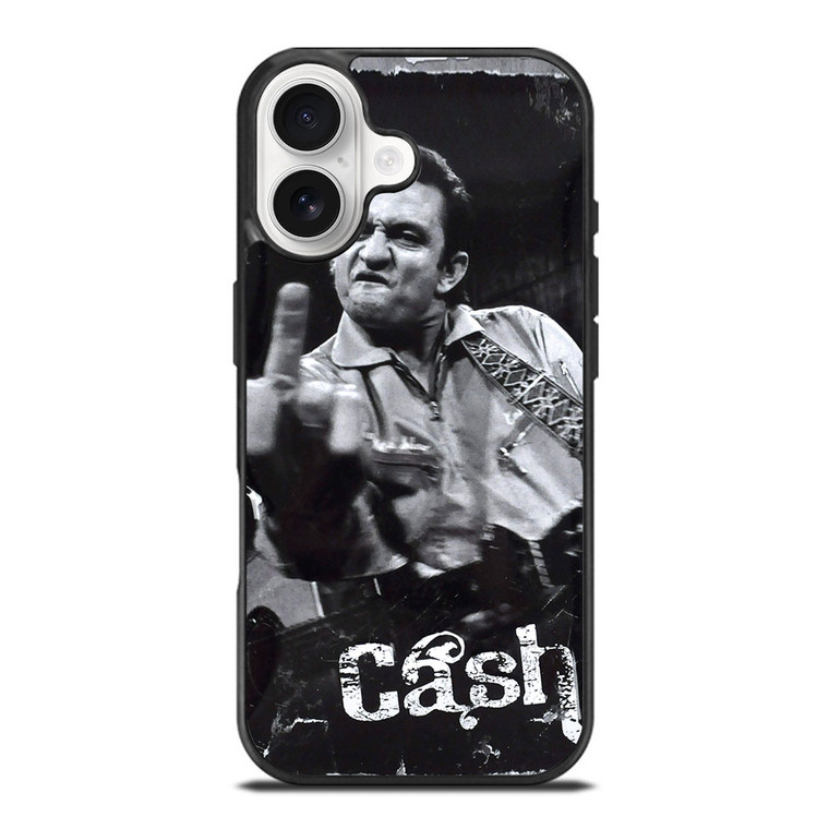 JOHNNY CASH MIDDLE FINGER iPhone 17 Case Cover