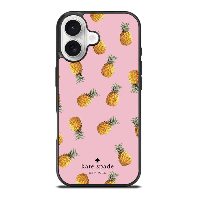 KATE SPADE NEW YORK LOGO PINEAPPLES iPhone 17 Case Cover