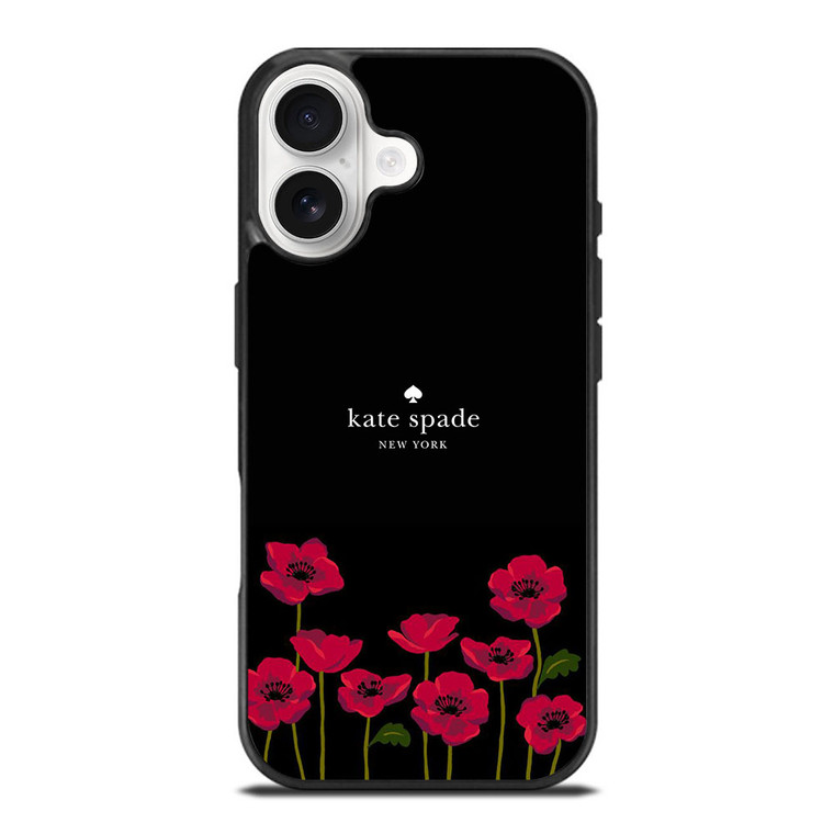 KATE SPADE NEW YORK LOGO ROSES iPhone 17 Case Cover