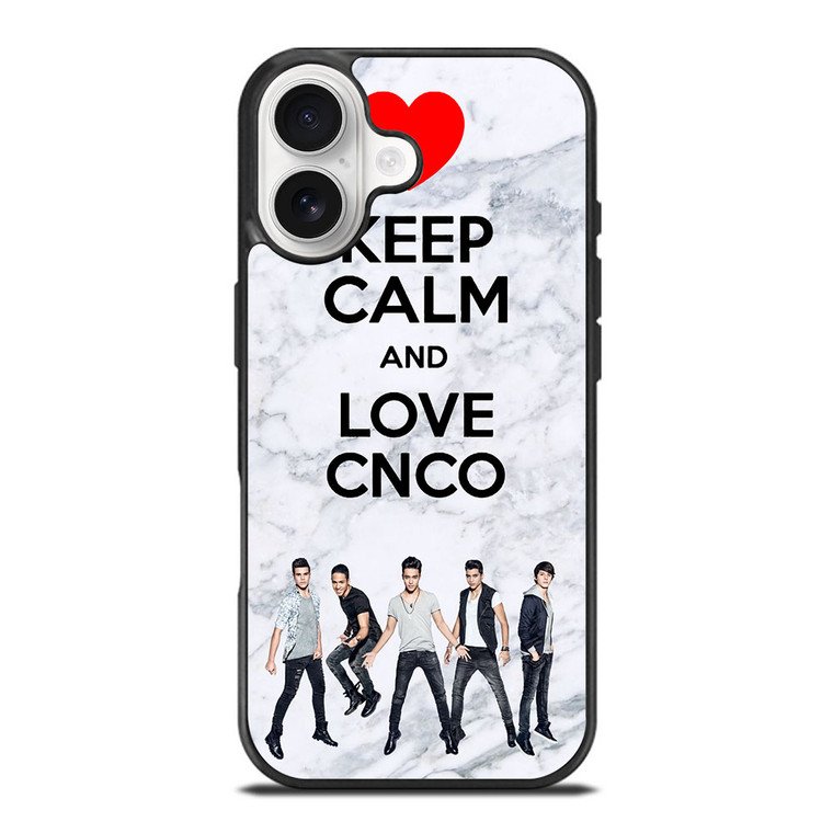 KEEP CALM AND LOVE CNCO MARBLE iPhone 17 Case Cover