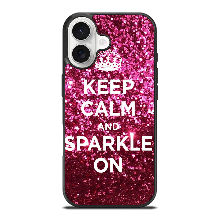 KEEP CALM AND SPARKLE ON iPhone 17 Case Cover KEEP CALM AND SPARKLE ON iPhone 17 Case Cover