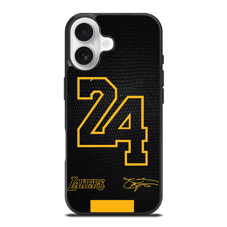 KOBE BRYANT BLACK MAMBA 24 SIGNATURE iPhone 17 Case Cover KOBE BRYANT BLACK MAMBA 24 SIGNATURE iPhone 17 Case Cover