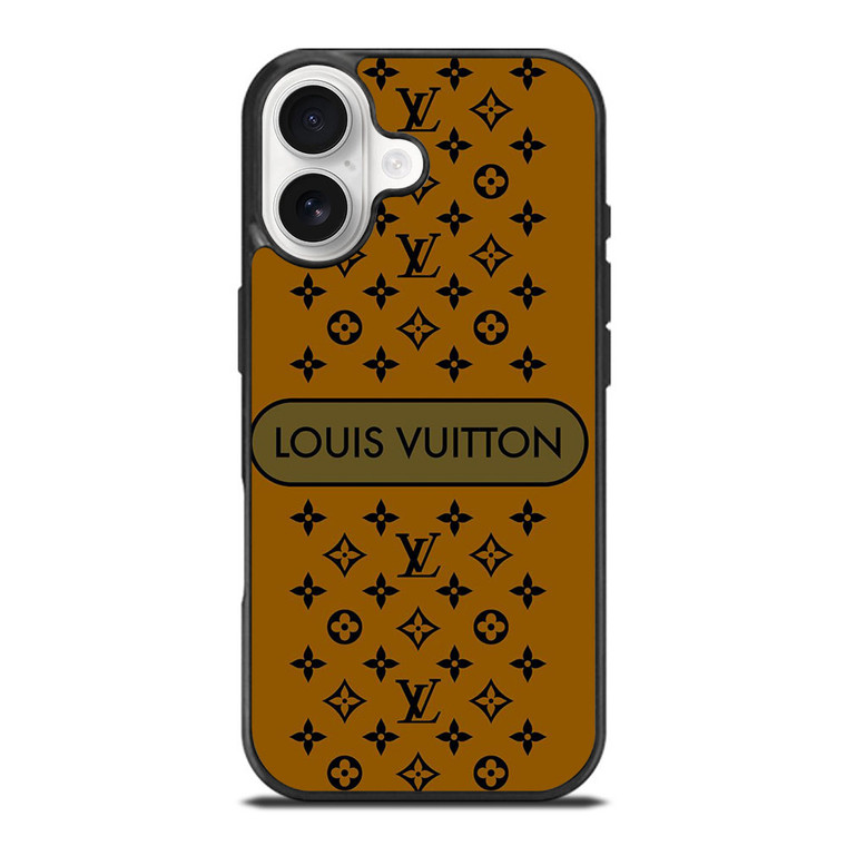 LOUIS VUITTON PATTERN LV LOGO ICON GOLD iPhone 17 Case Cover LOUIS VUITTON PATTERN LV LOGO ICON GOLD iPhone 17 Case Cover