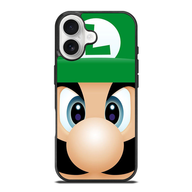 LUIGI SUPER MARIO FACE iPhone 17 Case Cover LUIGI SUPER MARIO FACE iPhone 17 Case Cover