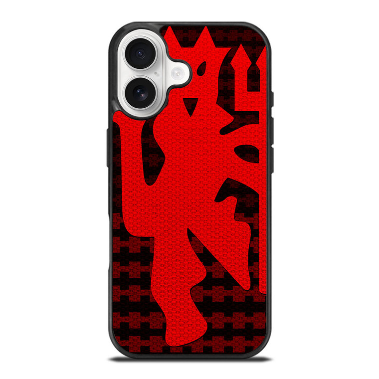 MANCHESTER UNITED RED DEVIL LOGO iPhone 17 Case Cover
