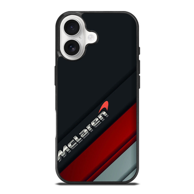 MERCEDES MCLEREN LOGO STRIPE iPhone 17 Case Cover MERCEDES MCLEREN LOGO STRIPE iPhone 17 Case Cover