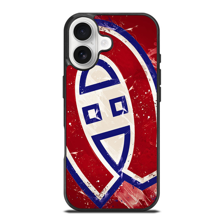 MONTREAL CANADIENS NHL SPLASH LOGO iPhone 17 Case Cover