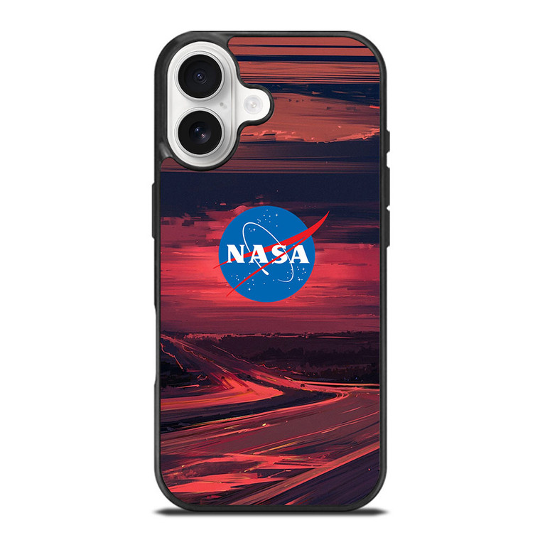 NASA LOGO SUNSET iPhone 17 Case Cover NASA LOGO SUNSET iPhone 17 Case Cover